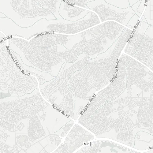 Map of Ezilwaneni