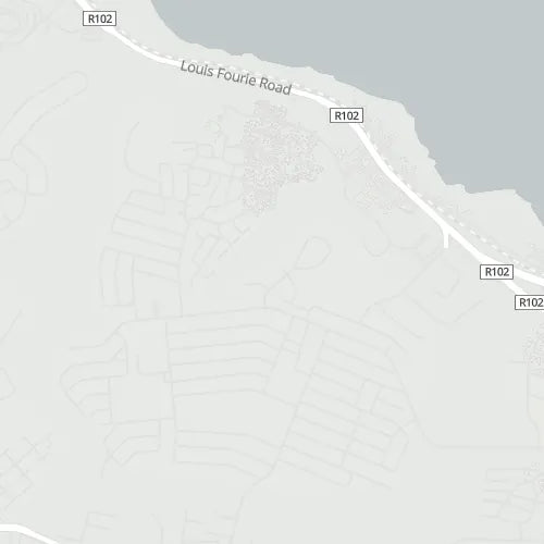 Map of Fairview (Mossel Bay)