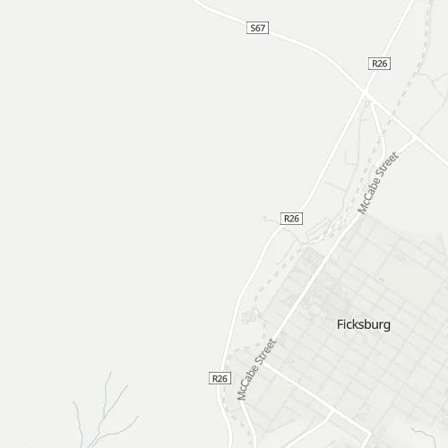 Map of Ficksburg