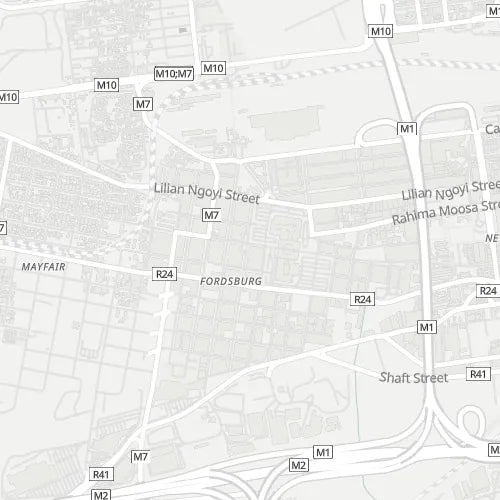 Map of Fordsburg