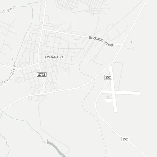 Map of Frankfort