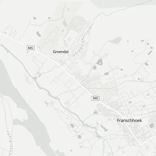 Map of Franschhoek
