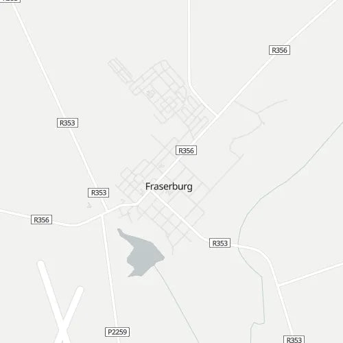 Map of Fraserburg