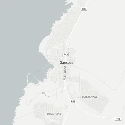 Map of Gansbaai