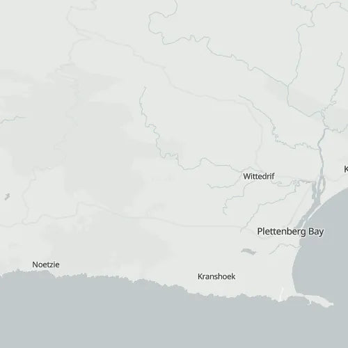 Map of Garden Route National Park