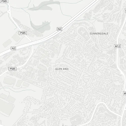 Map of Glen Anil