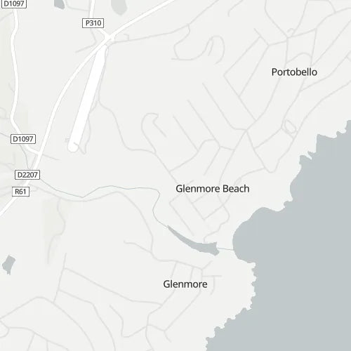 Map of Glenmore Beach