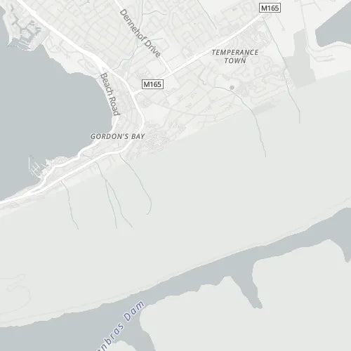 Map of Gordons Bay