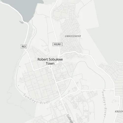 Map of Graaff-Reinet
