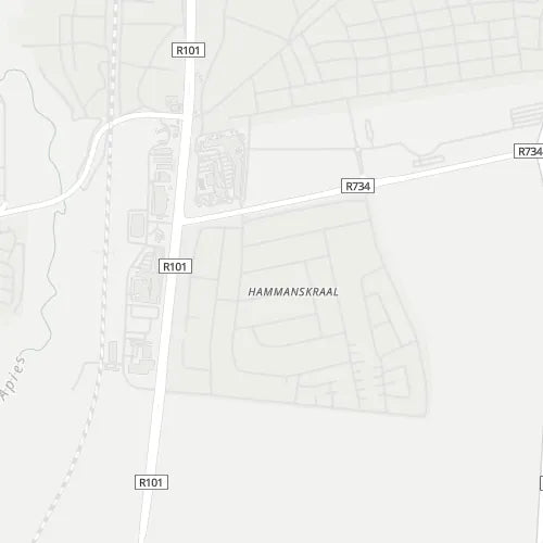 Map of Hammanskraal