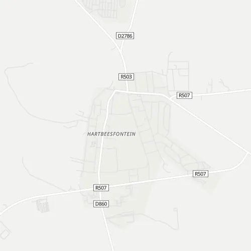 Map of Hartbeesfontein