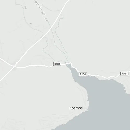 Map of Hartbeespoort Dam
