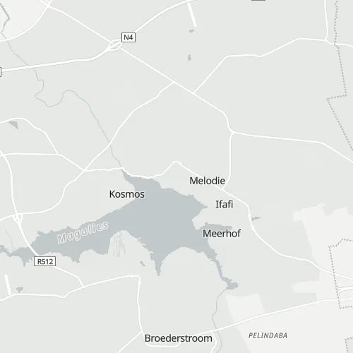 Map of Hartbeespoort