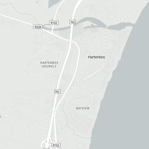 Map of Hartenbos