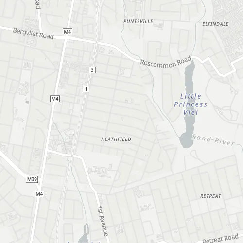 Map of Heathfield