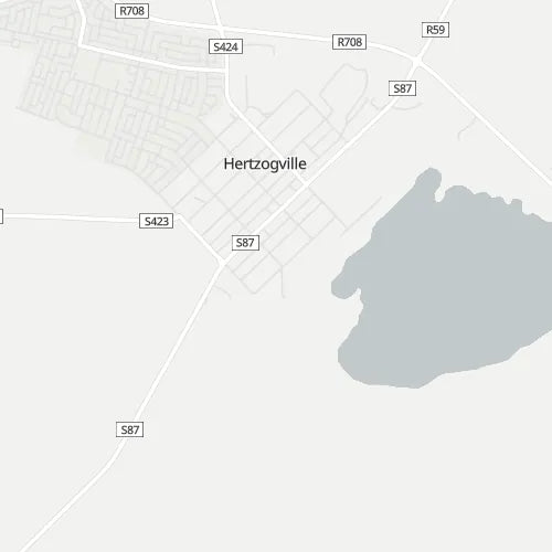 Map of Hertzogville