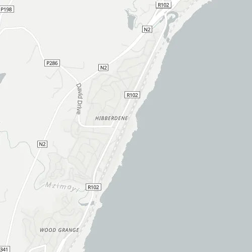 Map of Hibberdene