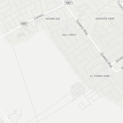 Map of Hillcrest (Kimberley)