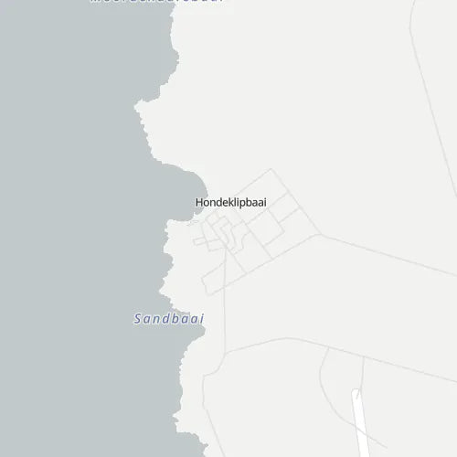 Map of Hondeklipbaai