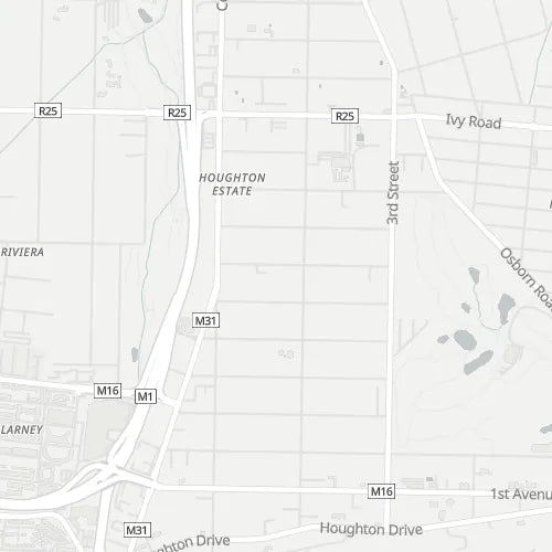 Map of Houghton