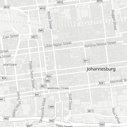 Map of Inner City (Jhb)