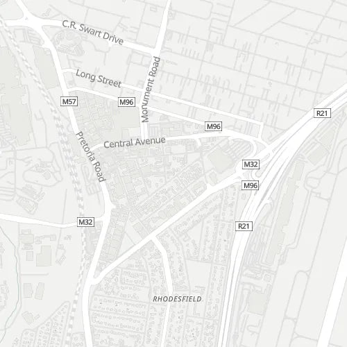 Map of Kempton Park CBD