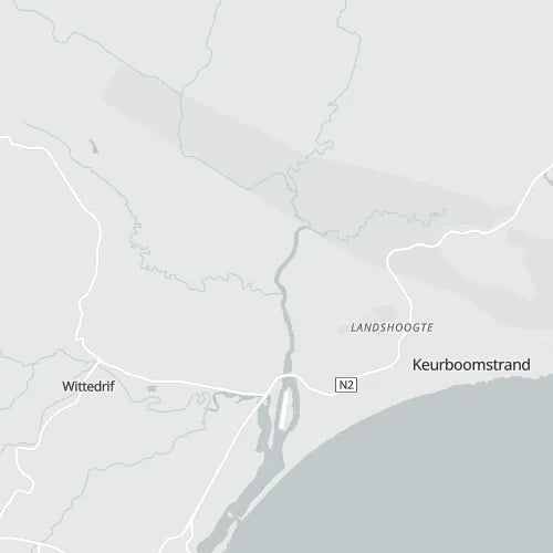 Map of Keurbooms River Nature Reserve