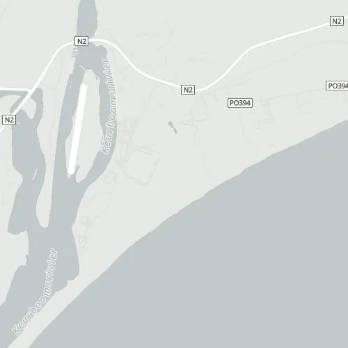 Map of Keurboomstrand
