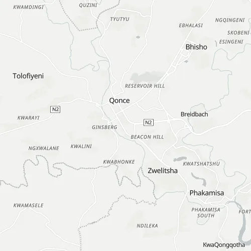 Map of King Williams Town