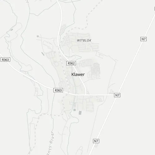 Map of Klawer