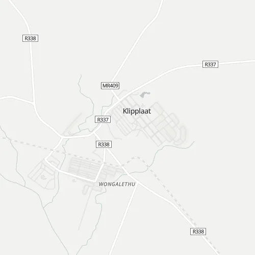 Map of Klipplaat