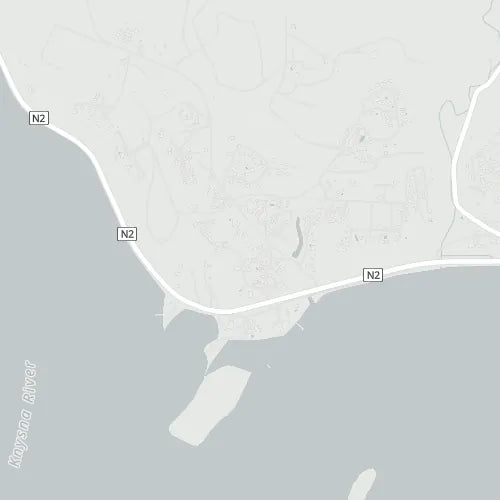 Map of Knysna Hollow