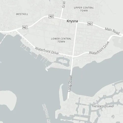 Map of Knysna Quays