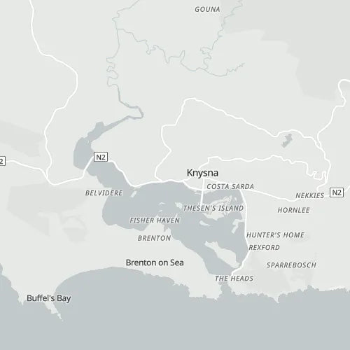 Map of Knysna