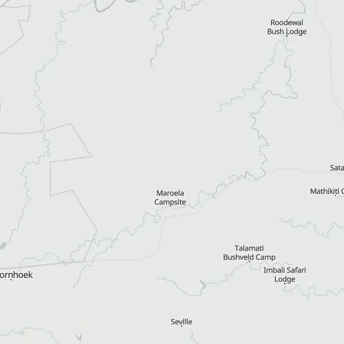 Map of Kruger National Park