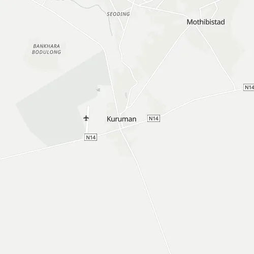 Map of Kuruman