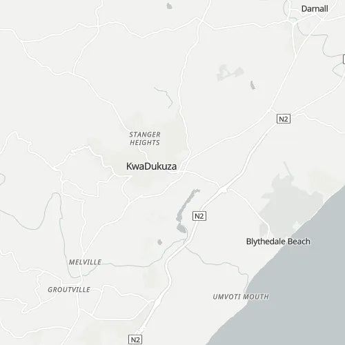 Map of KwaDukuza-Stanger