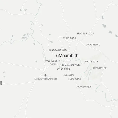Map of Ladysmith