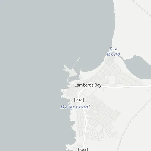 Map of Lamberts Bay