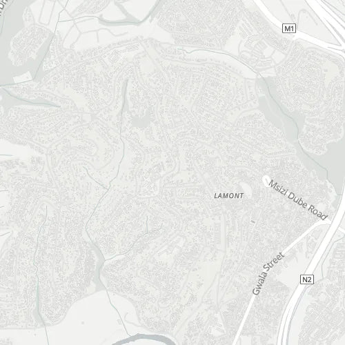 Map of Lamontville