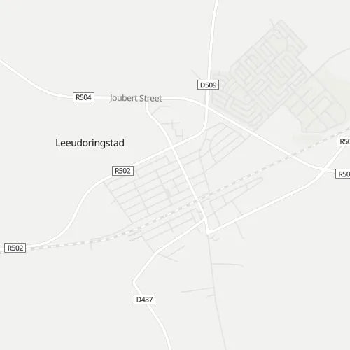 Map of Leeudoringstad