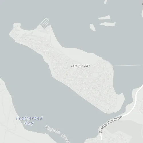 Map of Leisure Island