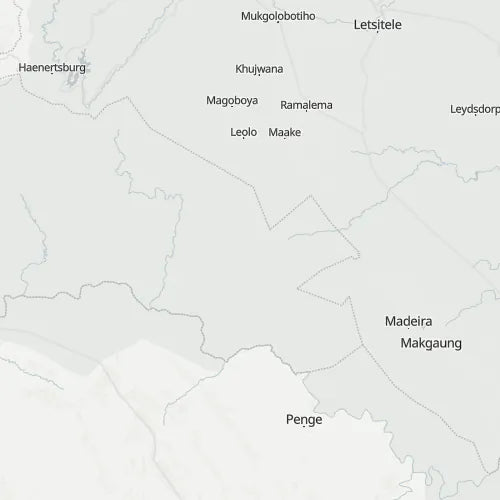 Map of Lekgalameetse Reserve