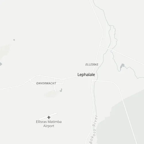 Map of Lephalale (Ellisras)