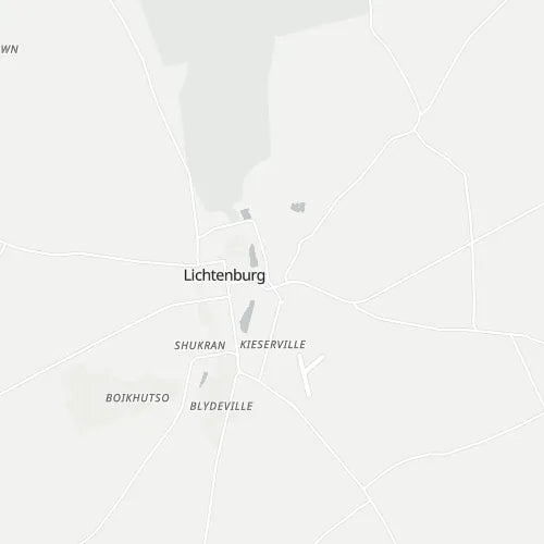 Map of Lichtenburg