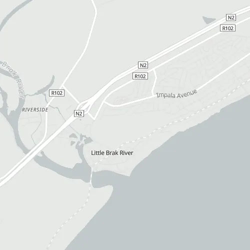Map of Little Brak
