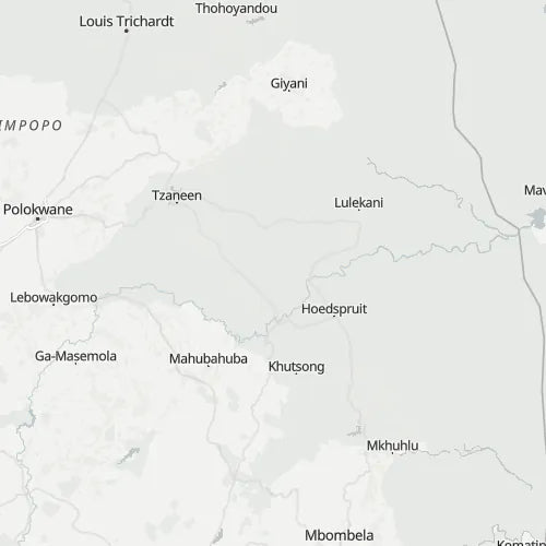Map of Makalali Game Reserve