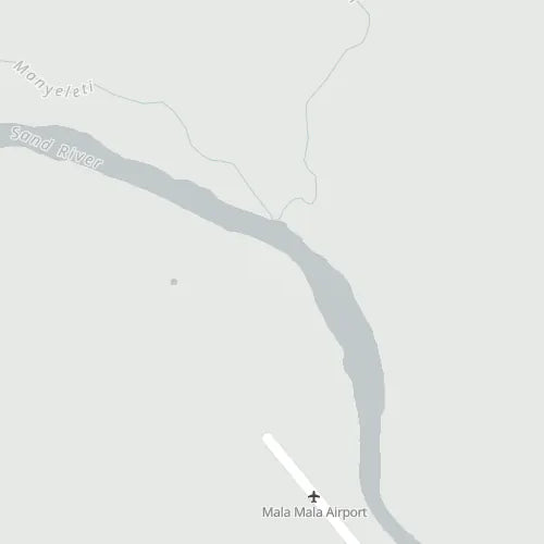 Map of MalaMala Game Reserve