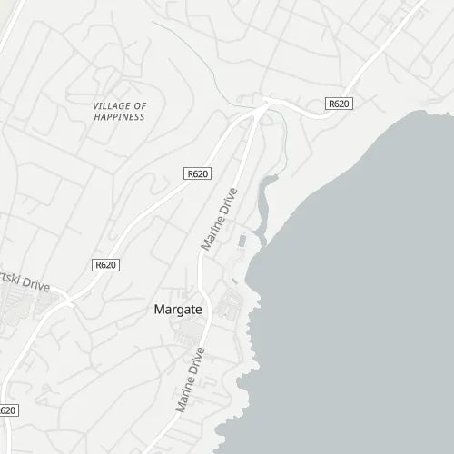 Map of Margate Beach