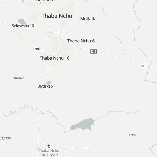 Map of Maria Moroka National Park